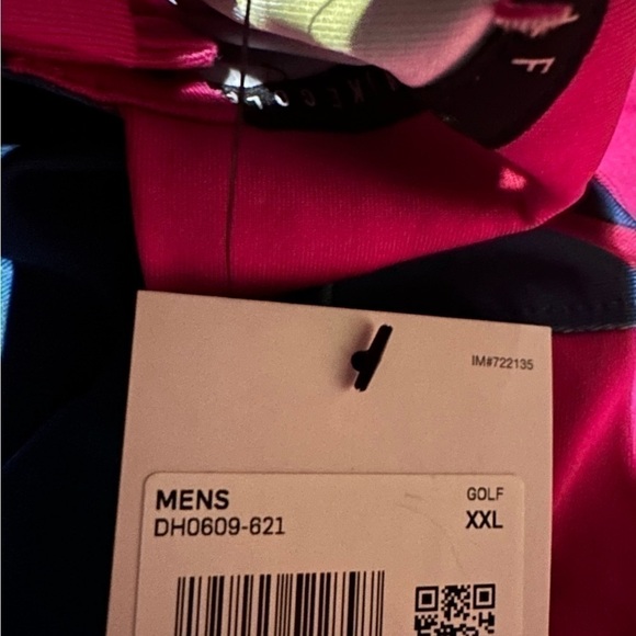 Nike Men's Dri-FIT Vapor Argyle Golf Polo Shirt - DH0609-621 (Pink Black) - XXL - Picture 3 of 5